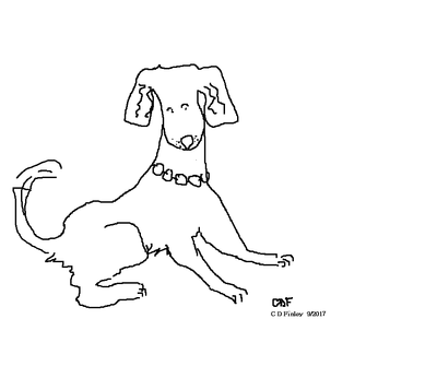 Good dog illustration by 
C. D. Finley
